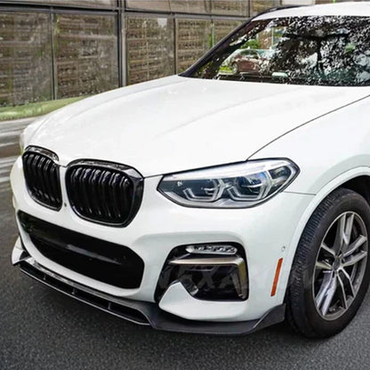 Carbon Front Bumper Splitter Lip for BMW X3 X4 G01 G02 M Sport (2018-2021)