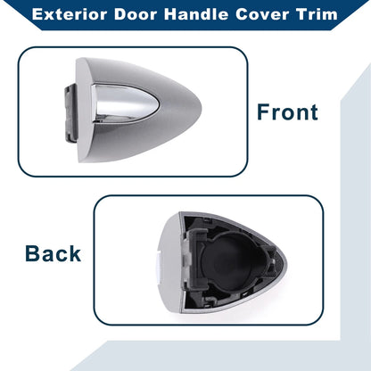 Exterior Door Handle Cover Trim for Buick LaCrosse / Enclave (2017-2019) Gray