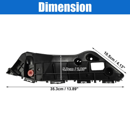 2 x Pair Left and Right Side Front Bumper Cover Support Rail for Toyota RAV4