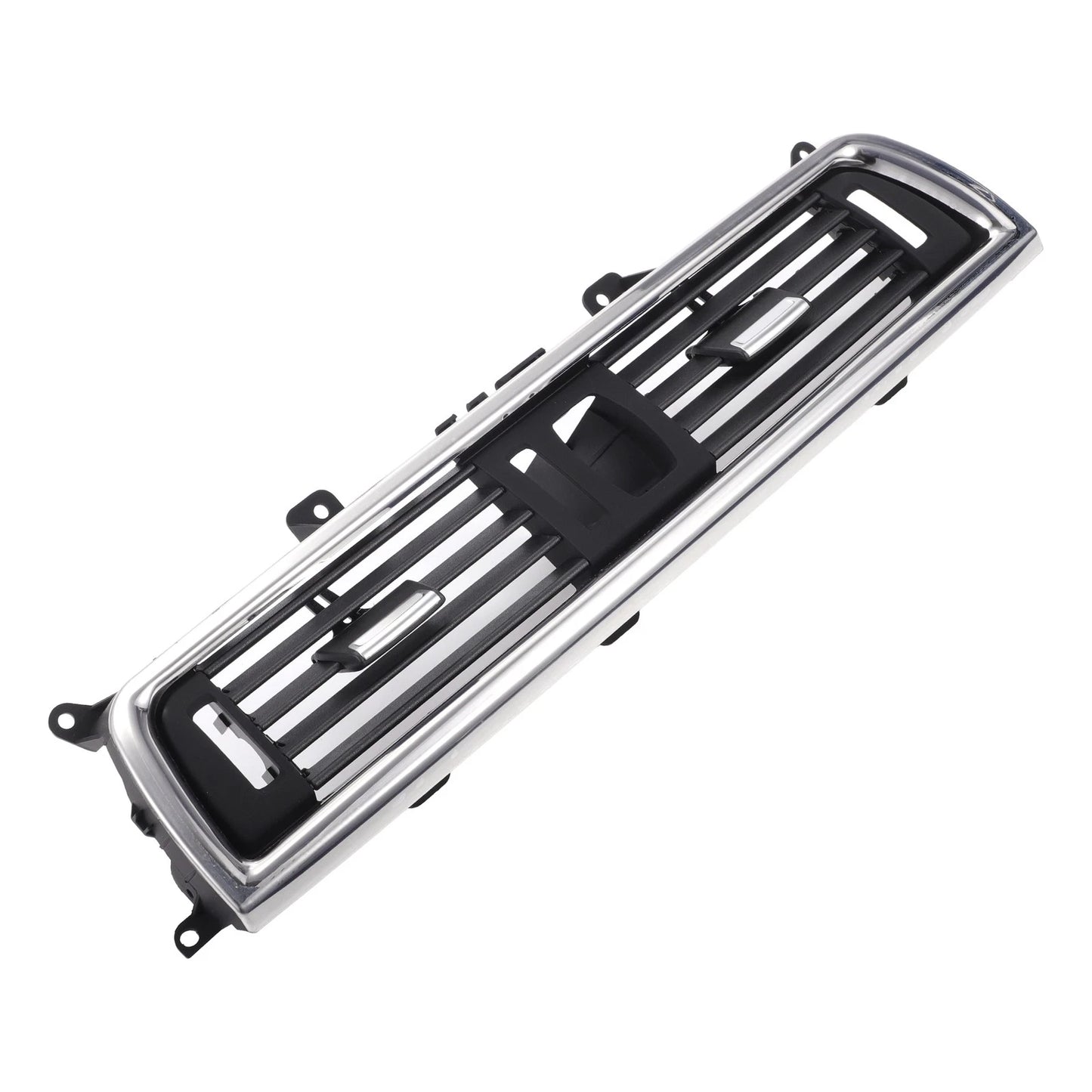 Center Dash A/C Outlet for BMW 528i 2011 Black Silver Tone