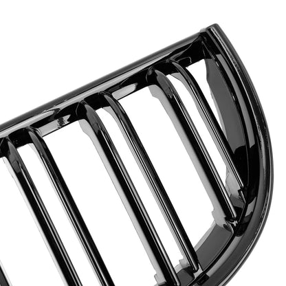 Gloss Black Front Kidney Grille for BMW E90 2005-2008 4 Door (2005-2008)