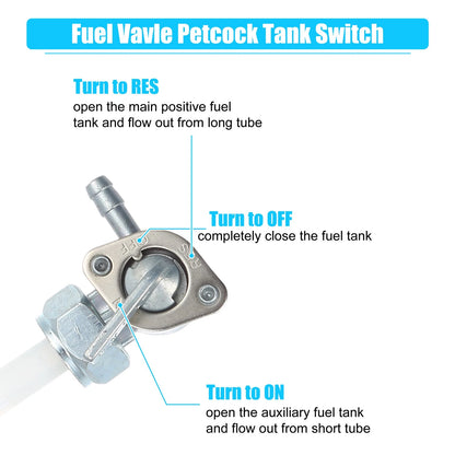 Fuel Valve Petcock Gas Tank Switch for Honda ATC200 (1981–1983)