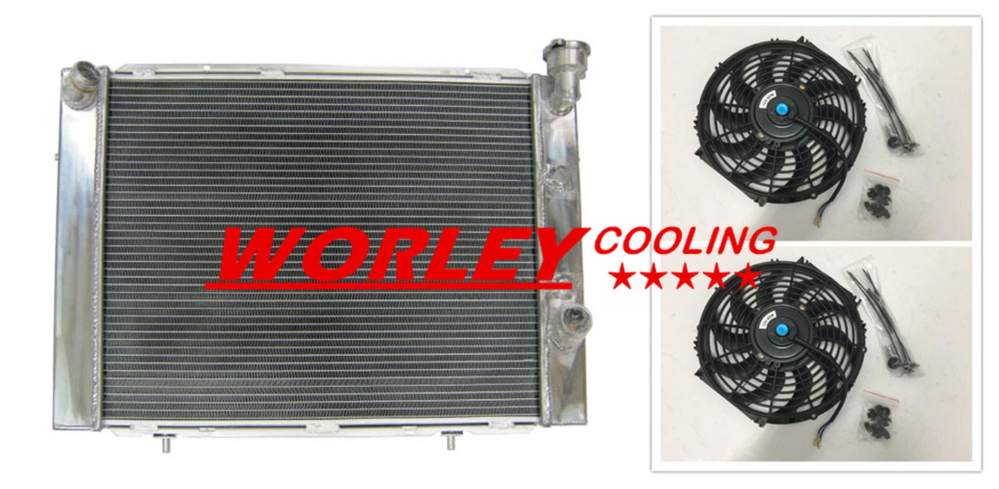 12" Fans & Aluminum Radiator for Holden Commodore VB VC VH VK (1978-1988)