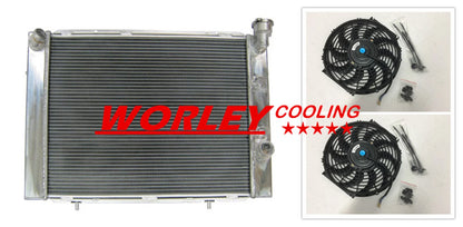 12" Fans & Aluminum Radiator for Holden Commodore VB VC VH VK (1978-1988)