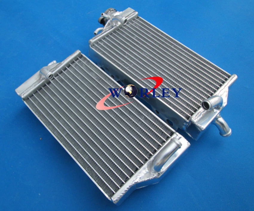 Aluminum Radiator + Blue Hose for Honda CR125 CR125R (2002-2003)