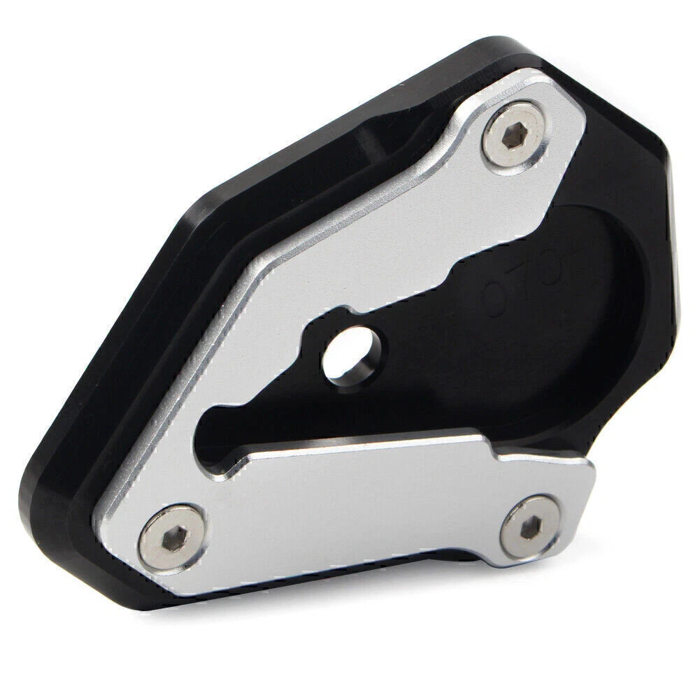 CNC Black Side Stand Enlarger Pad for Ducati 848 1098 1198 (2008-2015)