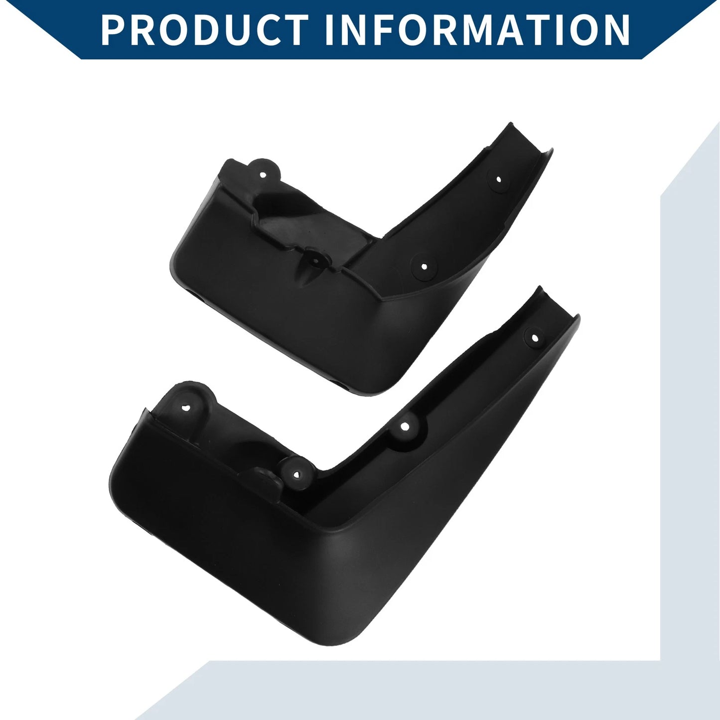 Mud Flaps Splash Guards 1 Set for BMW X1 (2010-2015)