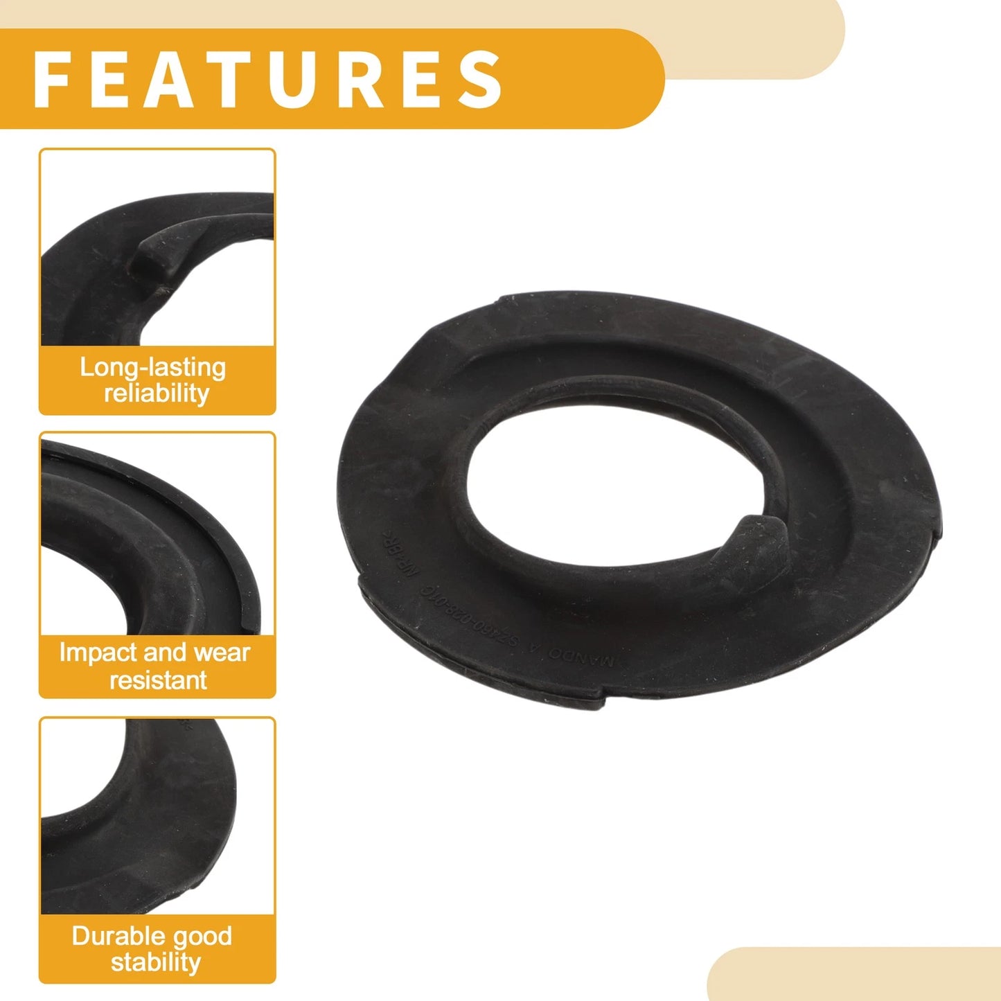 Lower Coil Spring Insulators 1 Pc for Buick Enclave (2017-2017)