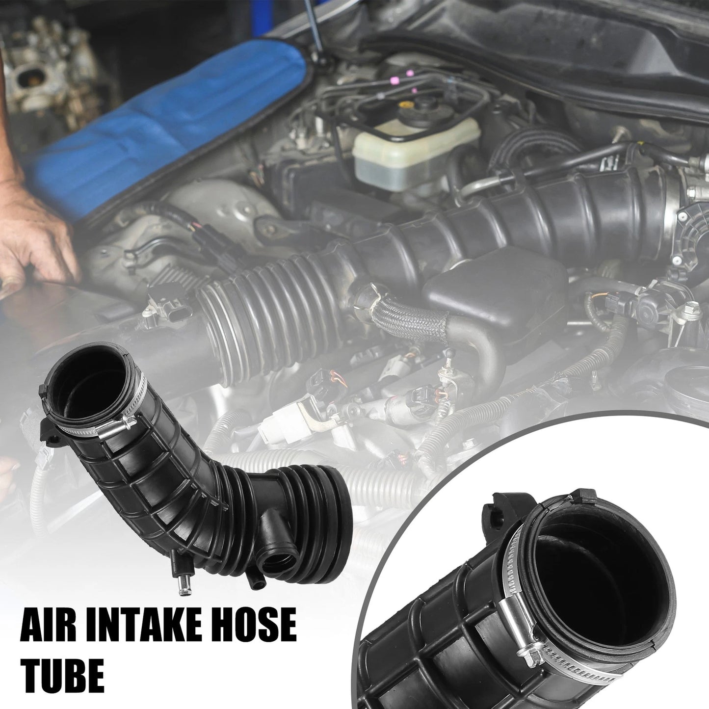 Air Intake Hose with Clamps for Acura TSX 2.4L Sedan (2006 - 2008)