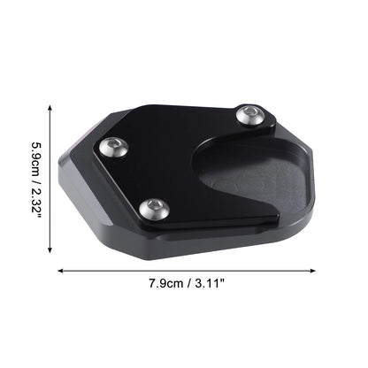 1 Set Alloy Motorcycle Kickstand Plate Pad for Honda CB125R (2018–2023)