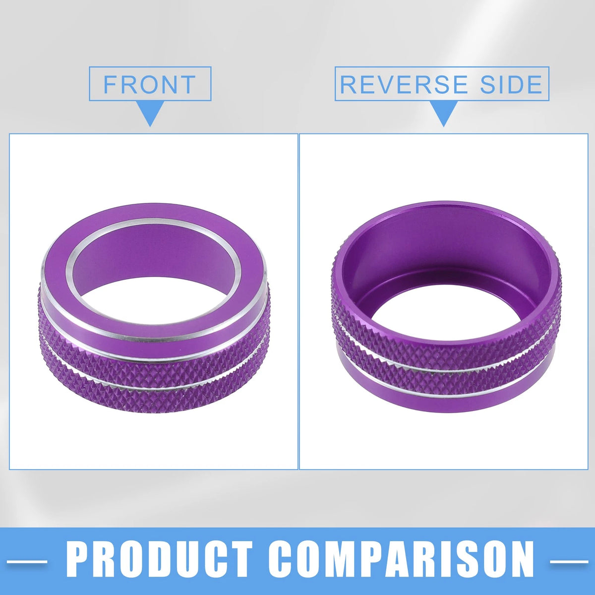 AC Control Switch Knob Cover Trim for Toyota Corolla 2020-2022 ( Purple)