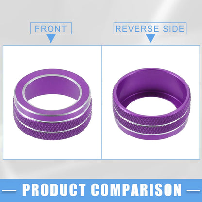 AC Control Switch Knob Cover Trim for Toyota Corolla 2020-2022 ( Purple)