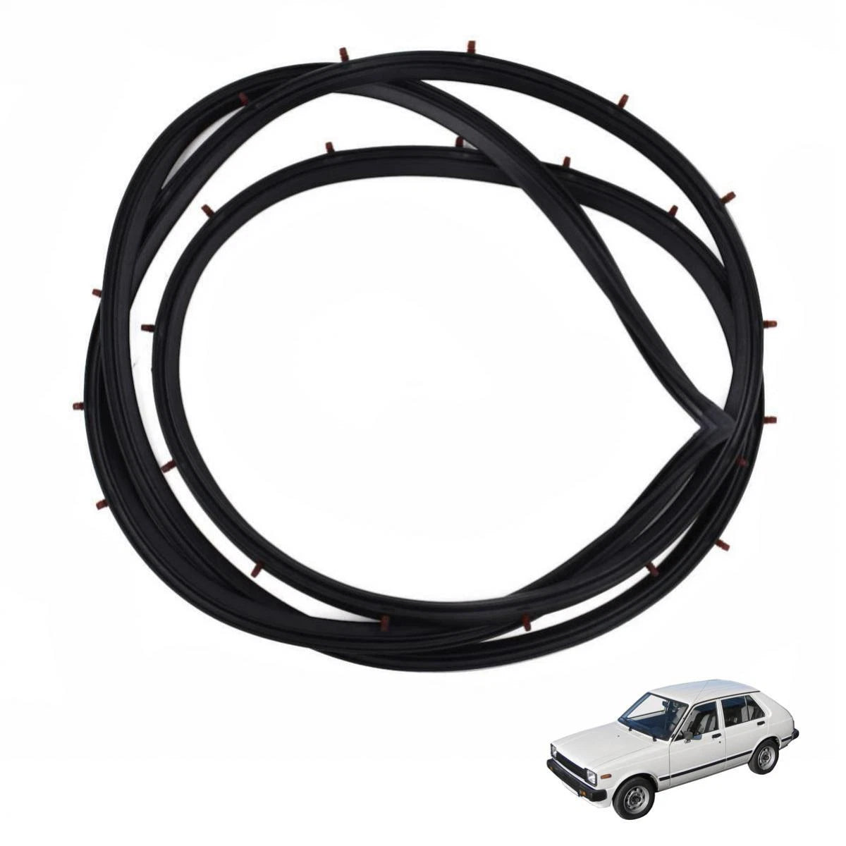 Door Rubber Seal Rear RH Fits Toyota Starlet KP60 KP61 KP62 4D SED 1978-84 D09