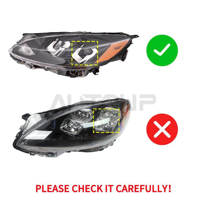 2 x Headlight Assembly w Bulb Led DRL LH+RH for Ford Escape (2020–2022)