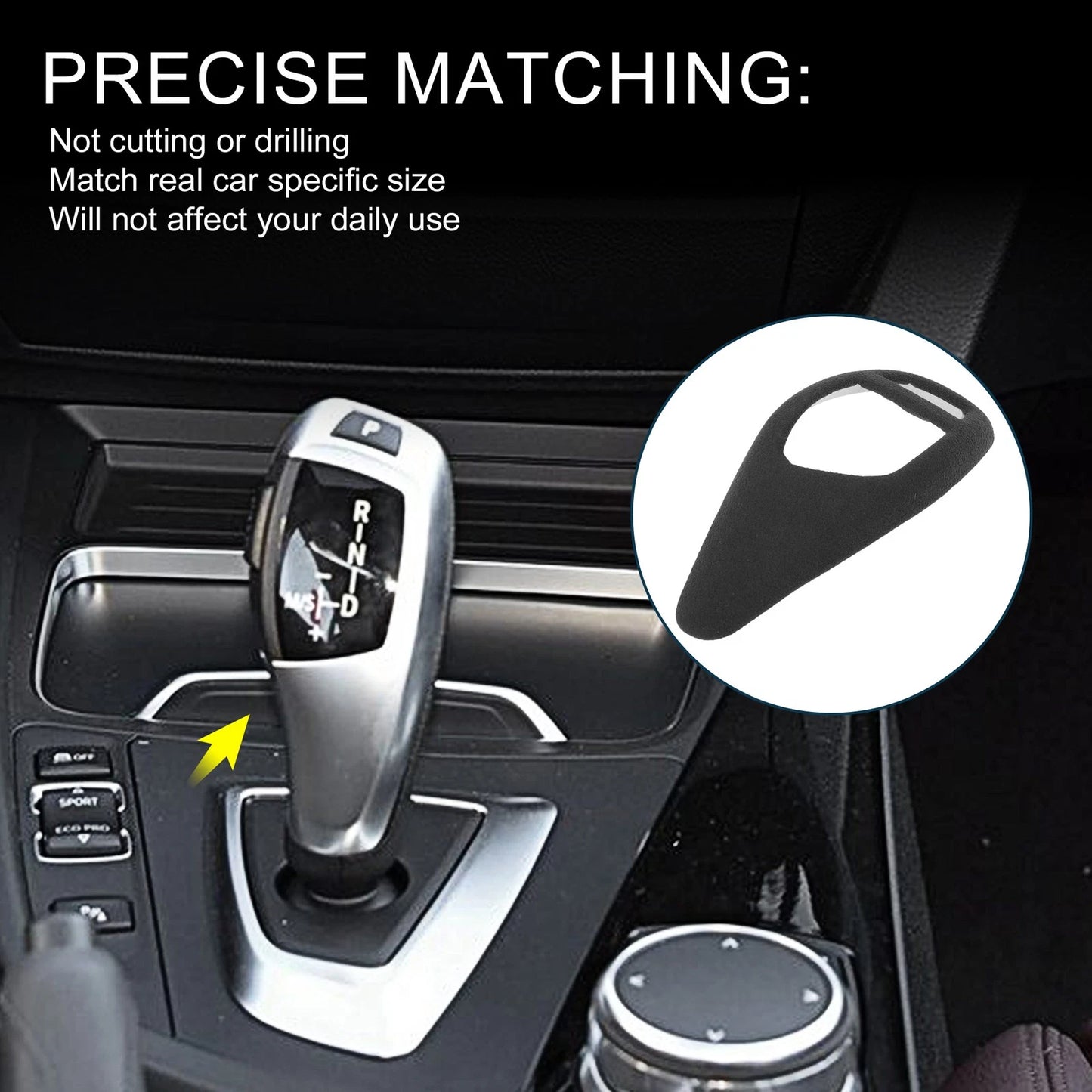 Gear Shift Knob Cap Cover for BMW 3 4 Series F30 F31 F32 F36 (2013-2019)