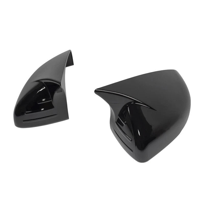 Glossy Black Ox Horn Rearview Mirror Lid Cover Trim for 2021-2024 Kia Sorento