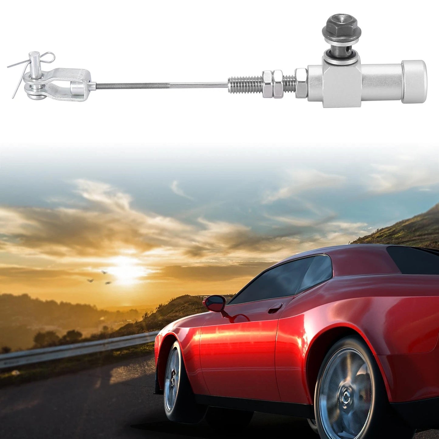 M10 x 1.25mm Hydraulic Clutch Master Cylinder Rod Brake Pump for Motorcycle ATV