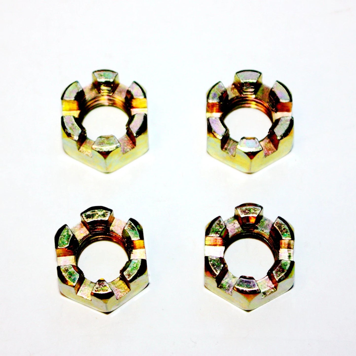 4 x 12mm Wheel Hub Axle Castellated Nuts for 50cc 110cc 125cc Quad Dirt Bike ATV