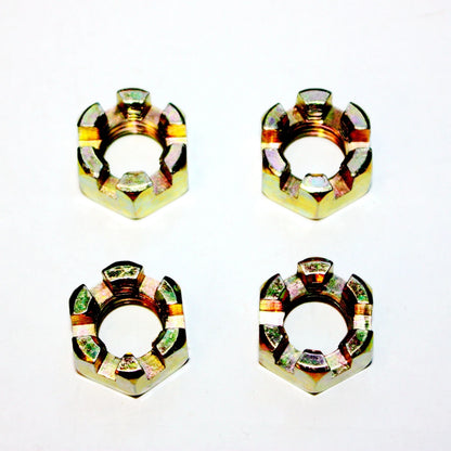 4 x 12mm Wheel Hub Axle Castellated Nuts for 50cc 110cc 125cc Quad Dirt Bike ATV