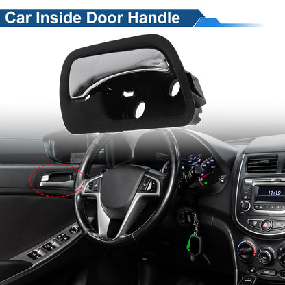 Driver Side Interior Door Handle for Honda Accord (2003-2007) Black Chrome