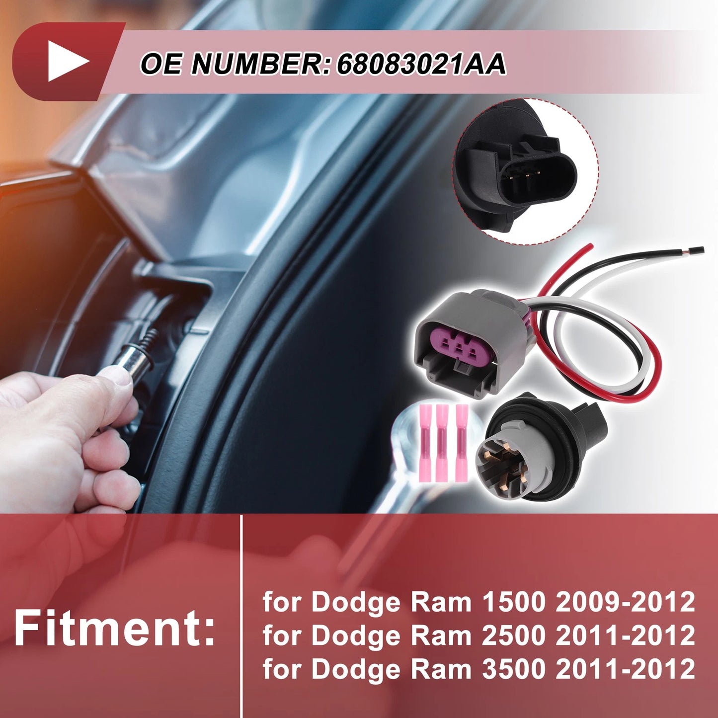 Turn Signal Light Socket Wiring for Dodge Ram 1500 (2009-2012)