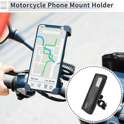 Phone Mount Holder 4.7-7 in for Motorcycle Handlebar ABS PC