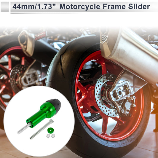 10mm Motorcycle Slider Frame Bolt 1 Set Green for Make Model