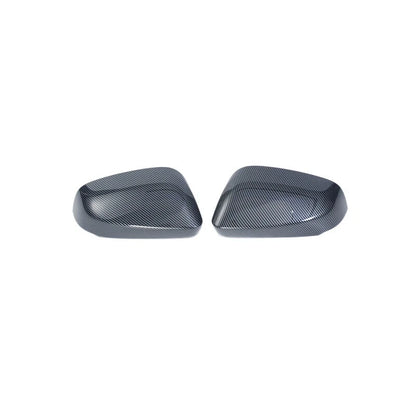 Carbon Fiber Side Rearview Mirror Cap Cover Trim for Toyota BZ4X (2022–2024)