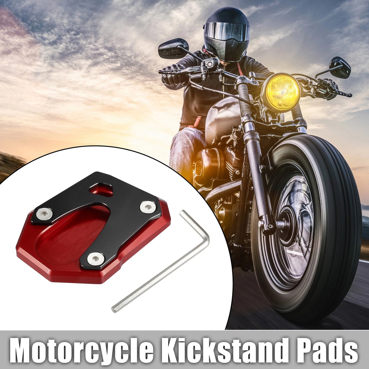 Kickstand Pad / 1 Set / Aluminum Alloy for Honda Monkey 125 (2018–2023)