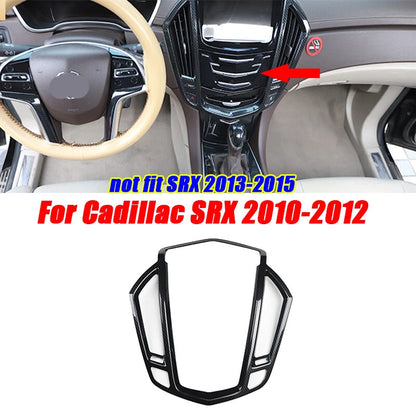 2 x Carbon Fiber Console Panel Cover for Cadillac SRX (2010–2012)