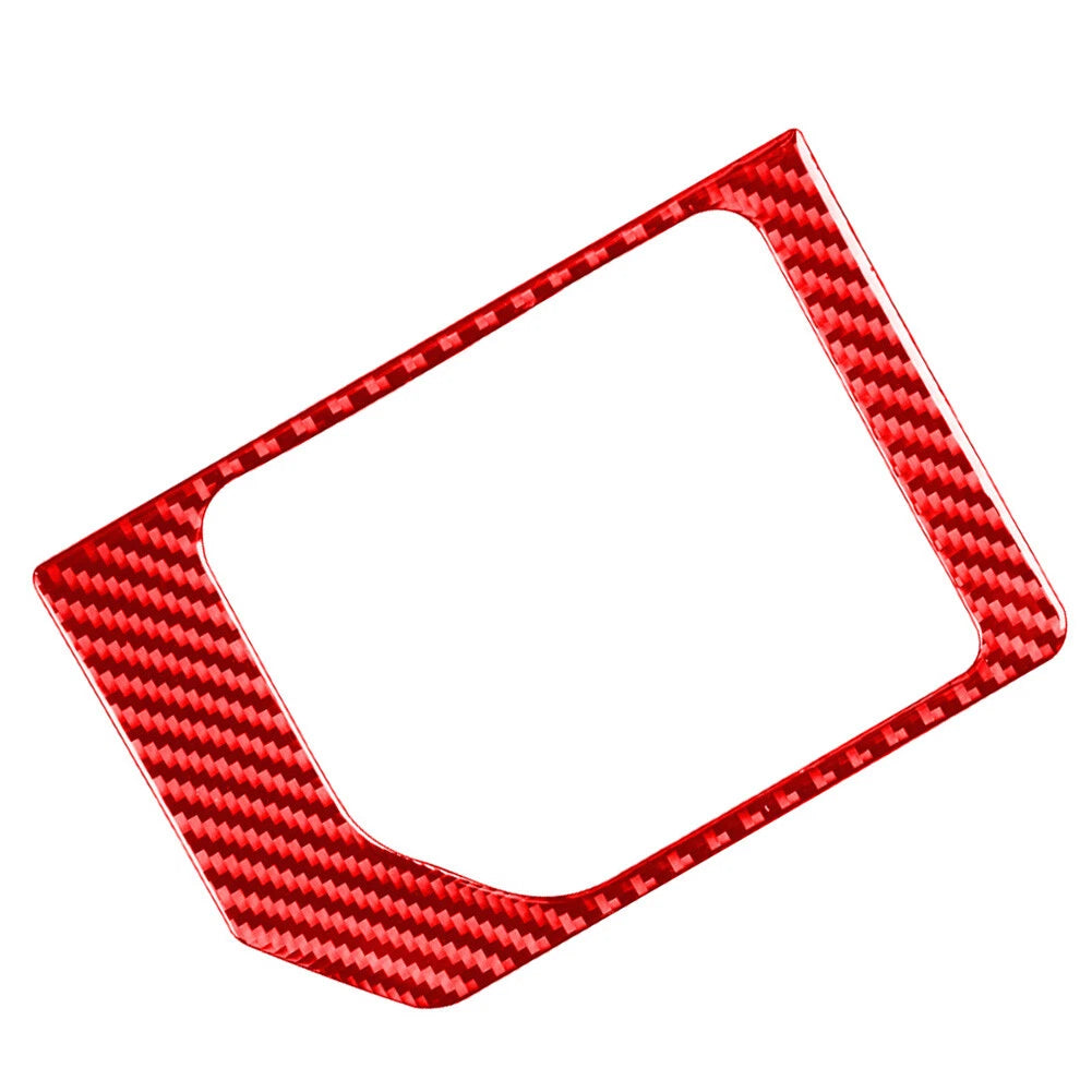 Carbon Fiber Red Gear Shift Panel Cover Trim for Toyota Tundra (2014-2021)