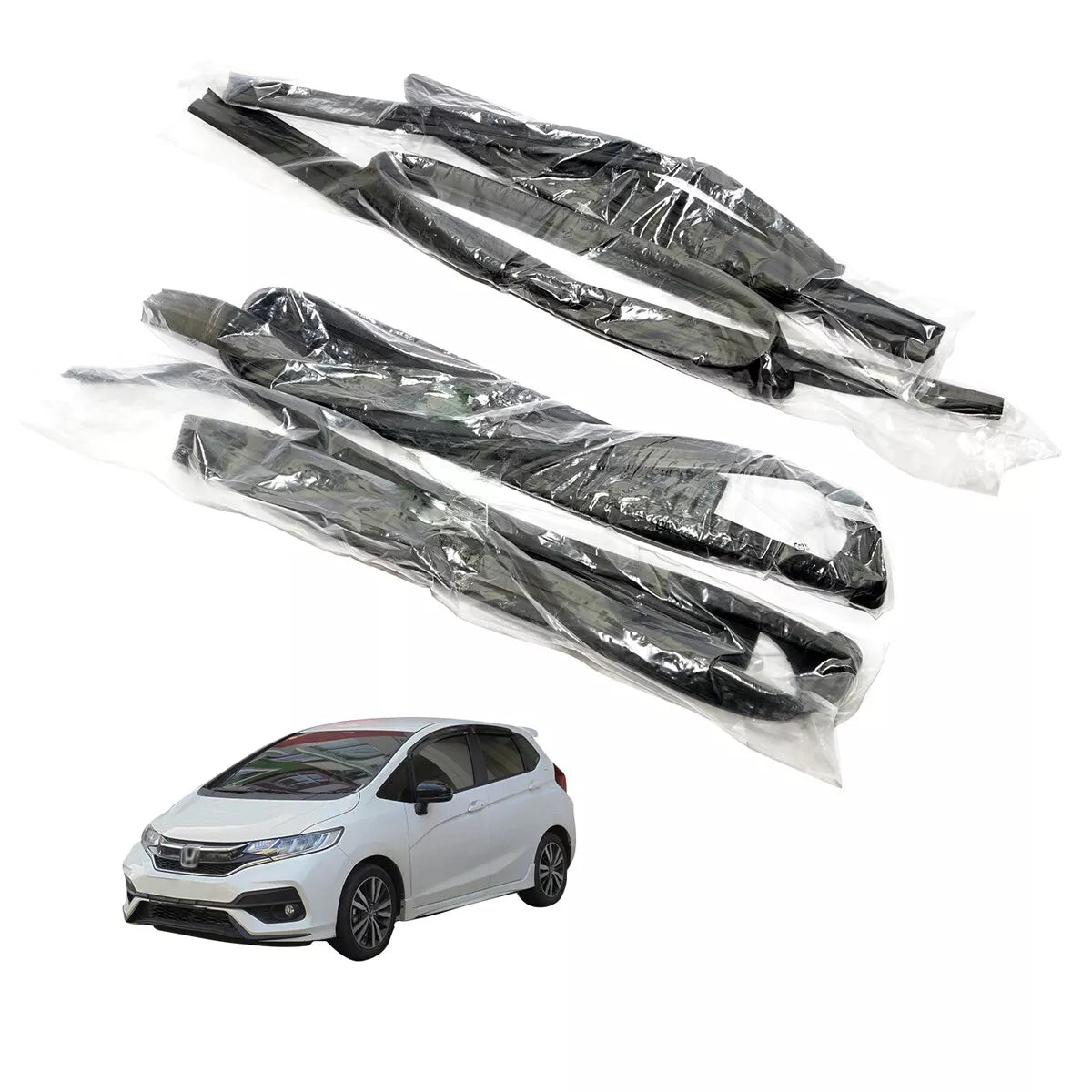 Front Rear Door Glass Run Channel for Honda Fit Jazz 5DR 2015-2020