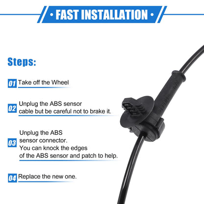 ABS Wheel Speed Sensor for Chevrolet Avalanche Rear