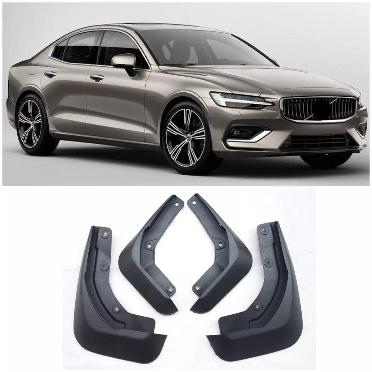 Mud Flaps Splash Guards for Volvo S60 (2019-2023)