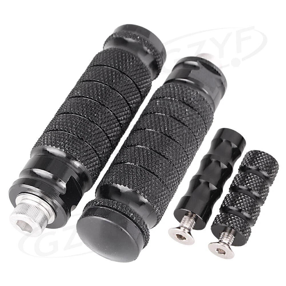 CNC Aluminum Black Rearset Footrests Foot Pegs for Universal Models