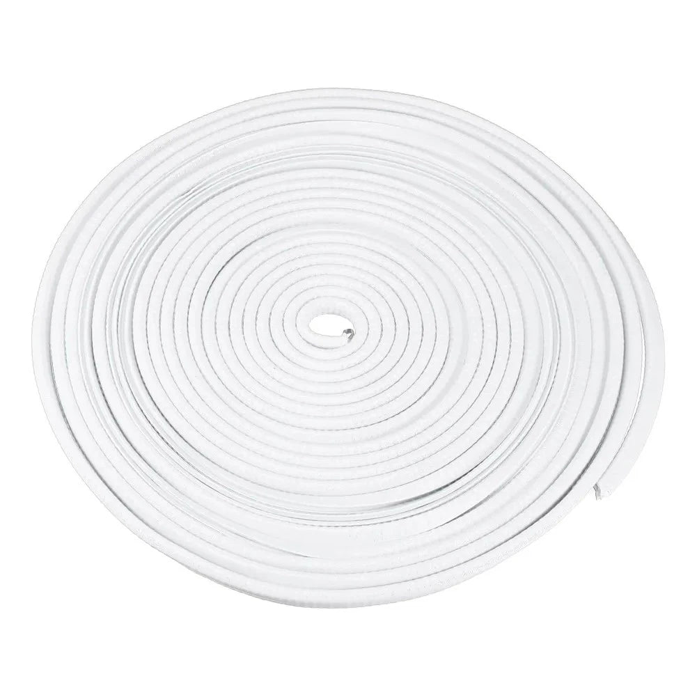 10m White Door Edge Protection Strips for Car - Rubber Edge Guards