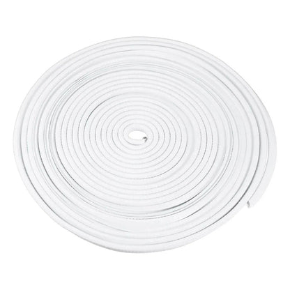 10m White Door Edge Protection Strips for Car - Rubber Edge Guards
