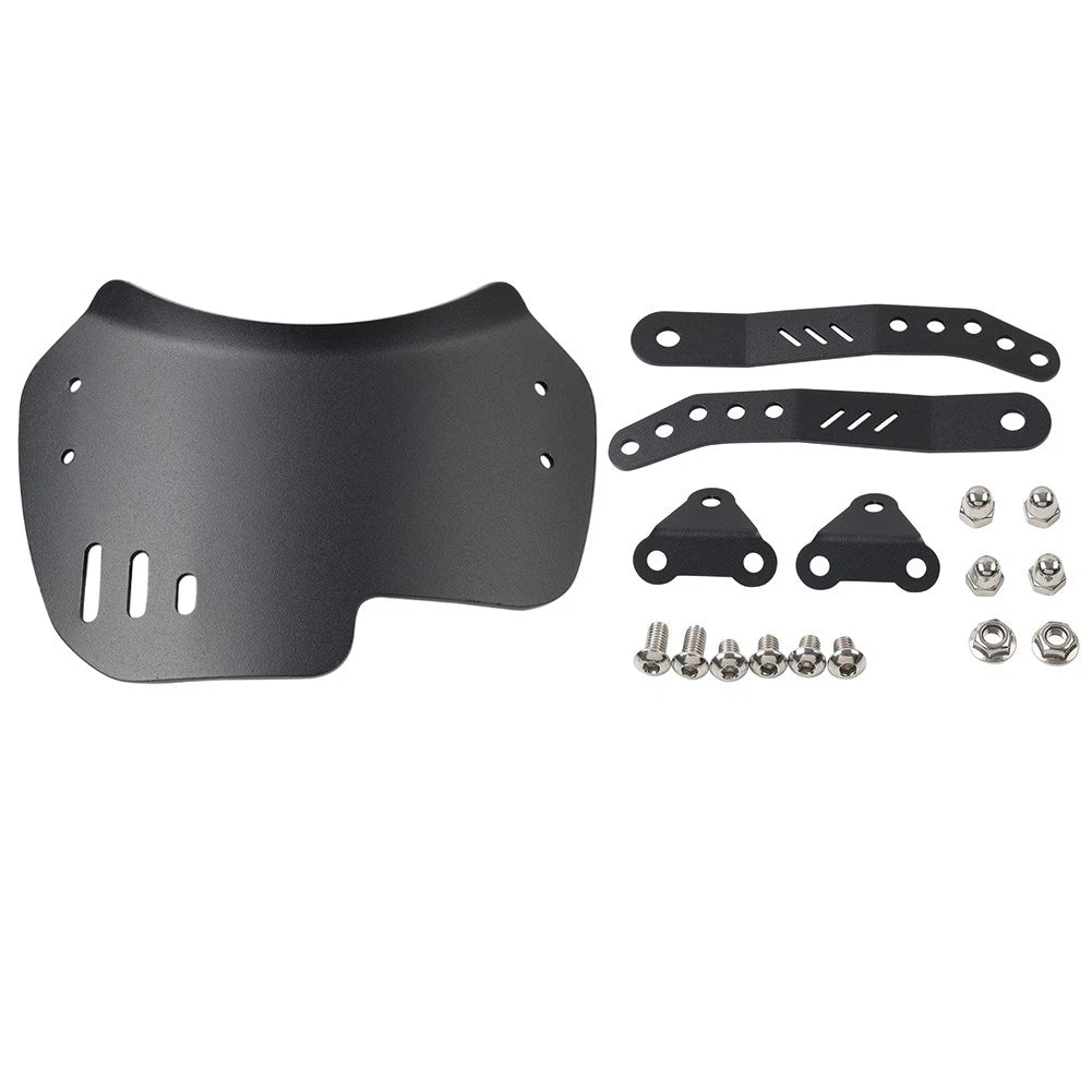 Motorcycle Windshield with Bracket for Harley, Indian, Honda