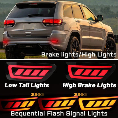LED Rear Bumper Fog Lights for Jeep Grand Cherokee (2011-2021)