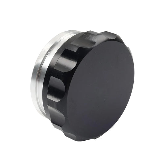 2" Black Aluminum Alloy Weld-On Filler Neck & Cap for Tank Cover