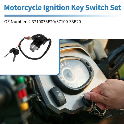 Ignition Key Switch for Suzuki GSXR600 (2004-2005, 2008-2015) 1 Set