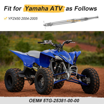 Rear Axle Shaft with Nut for Yamaha YFZ450 (2004–2005)