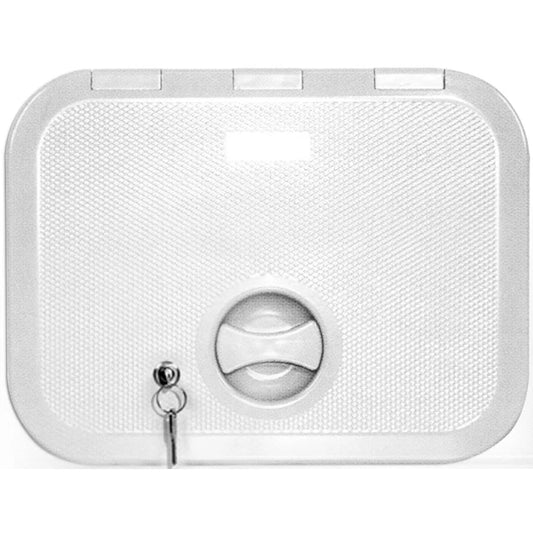 Access Hatch White Europa 375x280mm with Lock for Europa Made in Italy