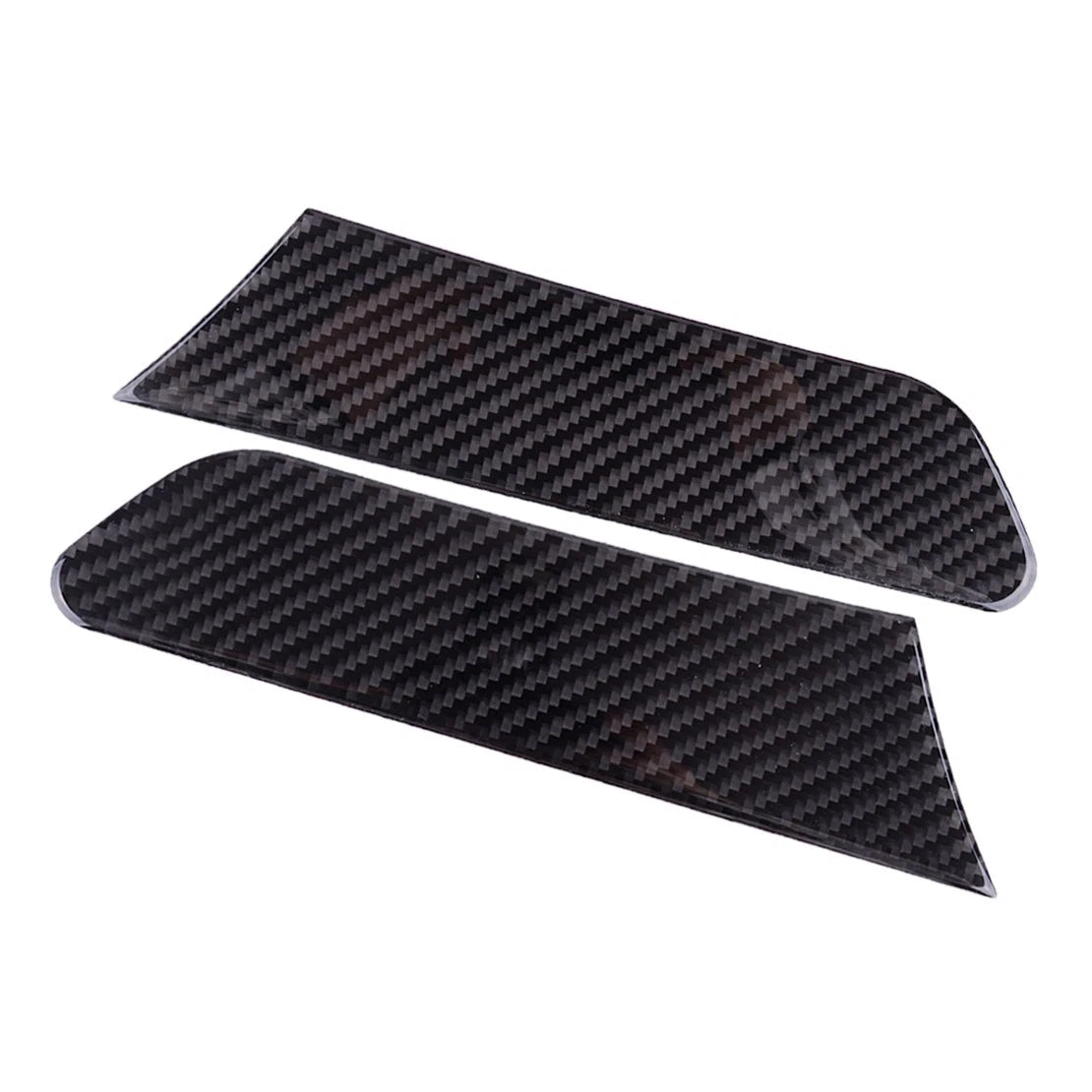 Carbon Fiber Front Door Panel Cover Trim for Toyota Tacoma