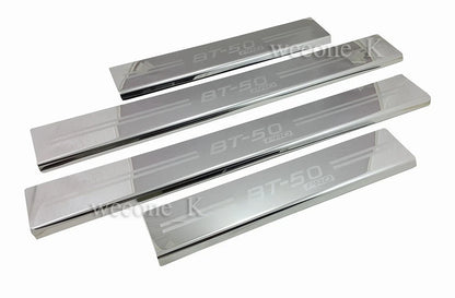 Stainless Steel Door Sill Scuff Plate for Mazda BT50 (2012-2015)