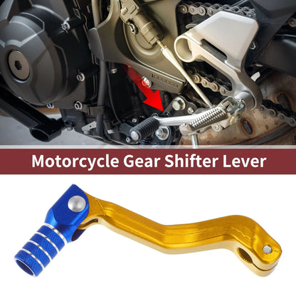 Folding Shifter Lever for Kayo T2 Gold Tone Blue Silver Tone