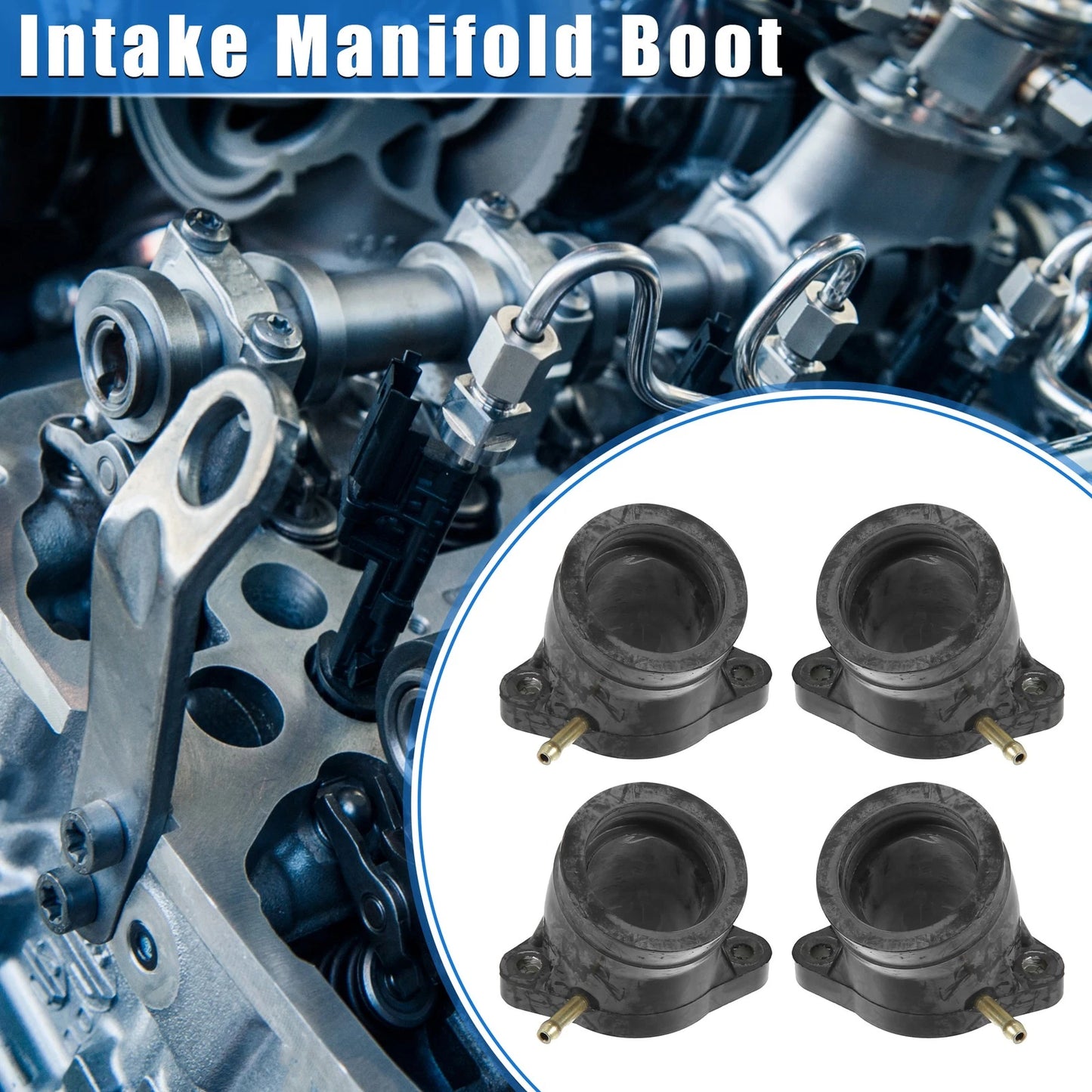 Carburetor Intake Manifold Boot Kit for Yamaha XS 1100 (1980–1983)