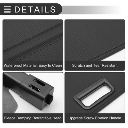 Retractable Cargo Cover for Jeep Cherokee (2014-2023) Gloss Black