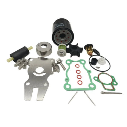 Maintenance Kit for Yamaha 30-40HP F30B/F40F Outboard w/ Thermostat & Filter