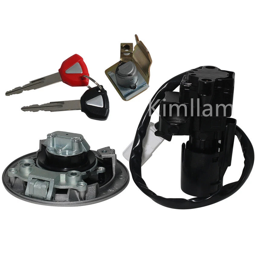 Ignition Key Switch Lock Set for Kawasaki Ninja 400, Z400 (2018-2023)